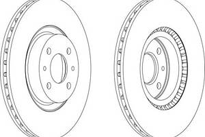 Гальмівний диск для моделей: ALFA ROMEO (155), FIAT (CROMA,BRAVO,MAREA,MAREA,COUPE,DOBLO,DOBLO,STILO,STILO,IDEA,BRAVO,5