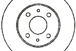 Тормозной диск для моделей: ALFA ROMEO (155), FIAT (CROMA,BRAVO,MAREA,MAREA,COUPE,DOBLO,DOBLO,STILO,STILO,IDEA,BRAVO,5