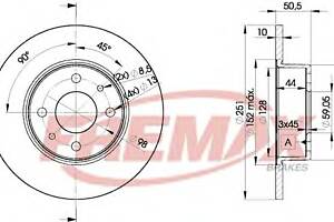 Тормозной диск для моделей: ALFA ROMEO (164), FIAT (CROMA,MULTIPLA,STILO,STILO,BRAVO,LINEA,BRAVO), LANCIA (THEMA,THEMA