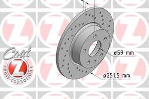 Тормозной диск  для моделей: ALFA ROMEO (164, 156,156,147), LANCIA (THEMA,LYBRA)