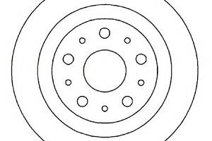 Тормозной диск для моделей: ALFA ROMEO (166), LANCIA (KAPPA,GAMMA,KAPPA,KAPPA)