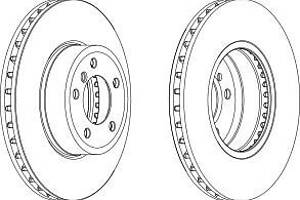 Тормозной диск для моделей: ALPINA (B10), BMW (5-Series,5-Series,6-Series,6-Series)