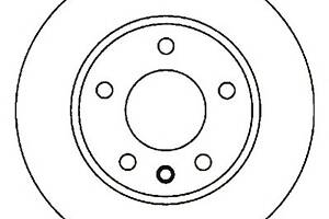 Гальмівний диск для моделей: ALPINA (B10, B10), BMW (5-Series, 5-Series)