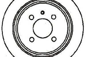 Тормозной диск для моделей: ALPINA (RLE), BMW (Z1,3-Series,3-Series,3-Series,3-Series)