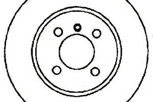 Тормозной диск для моделей: ALPINA (RLE), BMW (Z1,3-Series,3-Series,3-Series)