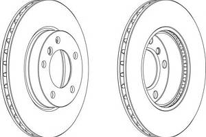 Тормозной диск для моделей: ALPINA (ROADSTER), BMW (3-Series,3-Series,3-Series,3-Series,3-Series,Z3,3-Series,Z3,3-Seri