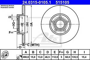 Тормозной диск для моделей: AUDI (100, 100,A4,A6,A6,A4)