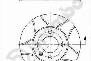 Тормозной диск для моделей: AUDI (80, 80,COUPE), SEAT (CORDOBA,TOLEDO,IBIZA,CORDOBA), VOLKSWAGEN (JETTA,SANTANA,SCIROCC