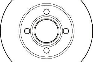 Тормозной диск для моделей: AUDI (80, 80,COUPE,CABRIOLET,80)