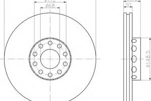 Тормозной диск для моделей: AUDI (A6, A8,A6,A8)