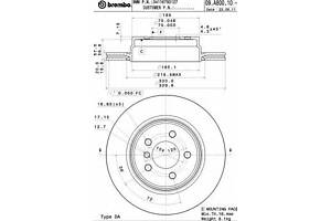 Тормозной диск для моделей: BMW (BRILLIANCE) (5)