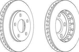 Тормозной диск для моделей: BUICK (LE, REGAL,REGAL,CENTURY), CADILLAC (DEVILLE), CHEVROLET (TRANS,TRAILBLAZER), OPEL (S