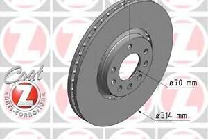 Тормозной диск для моделей: CADILLAC (BLS), OPEL (VECTRA,VECTRA,SIGNUM,VECTRA), SAAB (9-3,9-3,9-3,9-3X), VAUXHALL (VEC