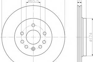Тормозной диск для моделей: CADILLAC (BLS, BLS), CHEVROLET (VECTRA,VECTRA), FIAT (CROMA), HOLDEN (VECTRA,VECTRA), OPEL