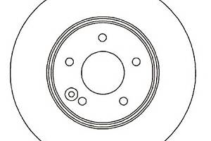 Гальмівний диск для моделей: CHRYSLER (CROSSFIRE, CROSSFIRE), MERCEDES-BENZ (E-CLASS, E-CLASS, SLK, CLK, CLK, C-CLASS, C-CLASS