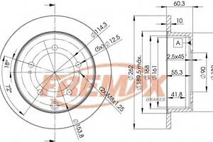 Тормозной диск для моделей: CHRYSLER (SEBRING, SEBRING), MITSUBISHI (ECLIPSE,SPACE-RUNNER,OUTLANDER,LANCER,LANCER,OUTLA