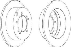 Тормозной диск для моделей: CHRYSLER (SEBRING, SEBRING,SEBRING), MITSUBISHI (ECLIPSE,PAJERO,PAJERO,SPACE-RUNNER,OUTLAND