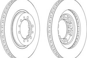 Диск гальмівний для моделей: CITROËN (XANTIA), MITSUBISHI (PAJERO,L-200,PAJERO,PAJERO)