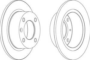 Диск гальмівний для моделей:CITROËN (XANTIA,XANTIA)