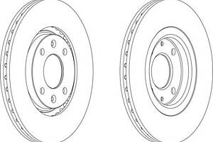 Гальмівний диск для моделей: CITROËN (XANTIA, ZX, XANTIA, XSARA, XSARA, XANTIA, XANTIA, XSARA), PEUGEOT (306,306,306,405)