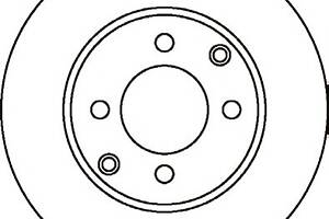 Гальмівний диск для моделей: CITROËN (XSARA, XSARA), PEUGEOT (306,306,206,206,206,206+)