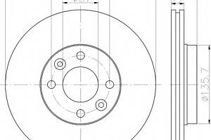 Тормозной диск для моделей: DACIA (LODGY, DOKKER,DOKKER), MERCEDES-BENZ (CITAN,CITAN,CITAN), RENAULT (KANGOO,KANGOO,KAN