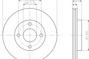 Тормозной диск для моделей: FORD (FIESTA, FIESTA,KA,FOCUS,FOCUS,FOCUS,PUMA,FIESTA,FIESTA,FUSION,STREET,FIESTA), FORD AS