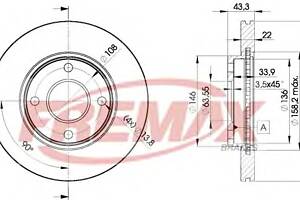 Тормозной диск для моделей: FORD (FIESTA, FIESTA,KA,FOCUS,FOCUS,FOCUS,PUMA,FIESTA,FIESTA,FUSION,STREET,FIESTA), MAZDA (