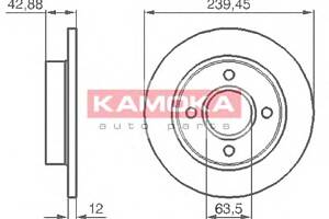 Тормозной диск для моделей: FORD (FIESTA, KA), MAZDA (121)