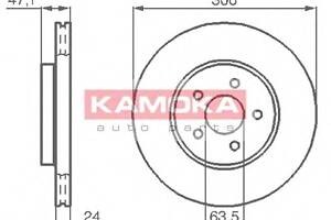 Тормозной диск для моделей: FORD (MONDEO, MONDEO,MONDEO), JAGUAR (X-TYPE,X-TYPE)