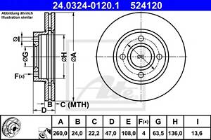 Тормозной диск для моделей: FORD (MONDEO, MONDEO,SCORPIO,SCORPIO,MONDEO,MONDEO,MONDEO,MONDEO,COUGAR)