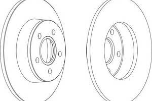 Тормозной диск для моделей: FORD (TOURNEO, TRANSIT,TRANSIT,TOURNEO,TRANSIT)