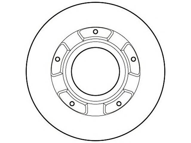 Гальмівний диск для моделей: FORD (TRANSIT, TRANSIT, TRANSIT, TRANSIT)