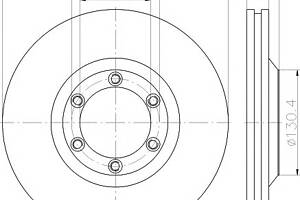 Тормозной диск для моделей: HOLDEN (RODEO, RODEO,RODEO,RODEO), ISUZU (D-MAX,D-MAX)