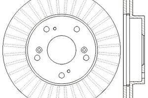 Тормозной диск для моделей: HONDA (CIVIC, CIVIC,CIVIC)
