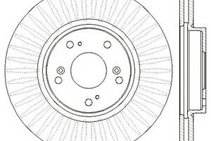 Тормозной диск для моделей: HONDA (CR-V, ACCORD,ACCORD)