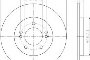 Тормозной диск для моделей: HYUNDAI (i30, i30), KIA (CEED,CEED,PRO)