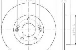 Тормозной диск для моделей: HYUNDAI (i30, i30,i30), KIA (CEED,CEED,PRO,SOUL,CERATO,CERATO), KIA (DYK) (SOUL)