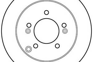 Тормозной диск для моделей: KIA (CARENS)