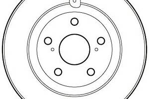Тормозной диск  для моделей: LEXUS (ES, ES), TOYOTA (RAV-4,CAMRY,AURIS)