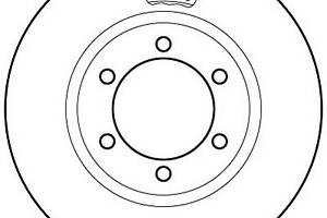 Тормозной диск для моделей: LEXUS (GX), TOYOTA (LAND-CRUISER,LAND-CRUISER)