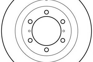 Диск гальмівний для моделей:LEXUS (GX), TOYOTA (LAND-CRUISER)