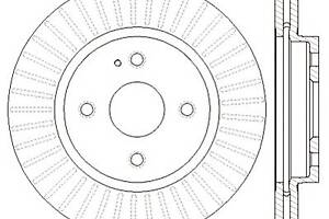 Тормозной диск  для моделей: MAZDA (2)