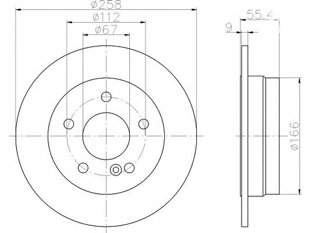 Тормозной диск для моделей: MERCEDES-BENZ (E-CLASS, C-CLASS)