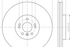 Тормозной диск для моделей: MERCEDES-BENZ (M-CLASS, R-CLASS,GL-CLASS)