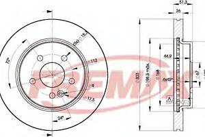 Гальмівний диск для моделей: MERCEDES-BENZ (M-CLASS)