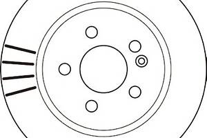 Гальмівний диск для моделей: MERCEDES-BENZ (M-CLASS)