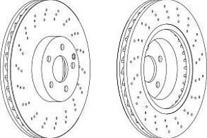Гальмівний диск для моделей: MERCEDES-BENZ (SL, E-CLASS, E-CLASS, S-CLASS, S-CLASS)