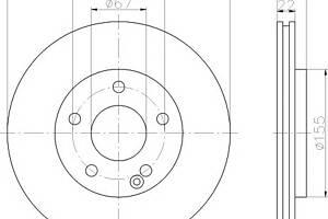 Тормозной диск для моделей: MERCEDES-BENZ (VANEO)