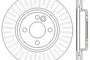 Тормозной диск для моделей: MINI (CLUBMAN, COOPER,CABRIO,COUPE)